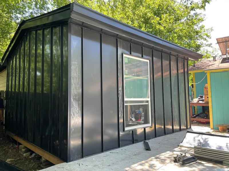 Black standing seam metal wall panels for Roof Inspection in Shepherdsville