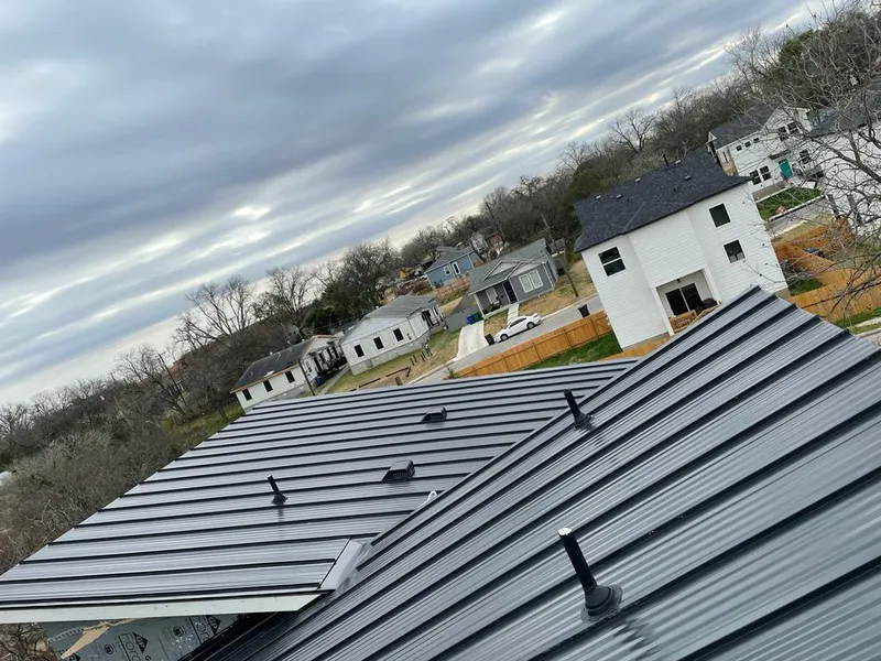 Standing seam metal roof panels with vents for Skylight Repair in Shepherdsville